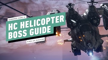 Armored Core VI Gameplay Walkthrough – Boss Guide - HC Helicopter