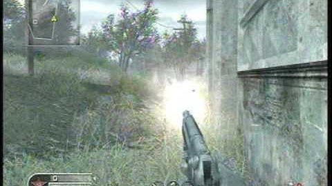 Call Of Duty 4 Glitches (Freeze jump on Pipeline)