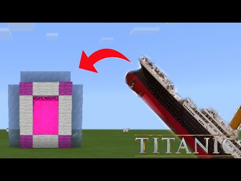 HOW TO MAKE A TITANIC PORTAL - MINECRAFT