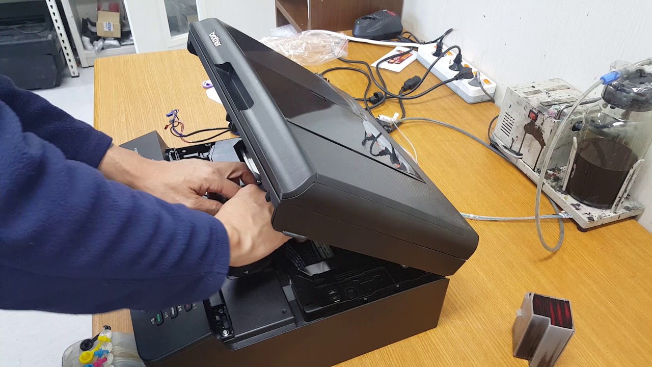 brother mfc j430w  잉크흡수재 교체