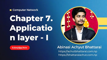 Chapter 6. Application later part 1 !! For bsc csit , bca bit, BBA by Achyut