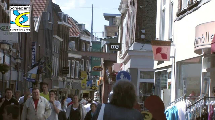 Kom gezellig winkelen in Schiedam met het prachtige historische centrum!