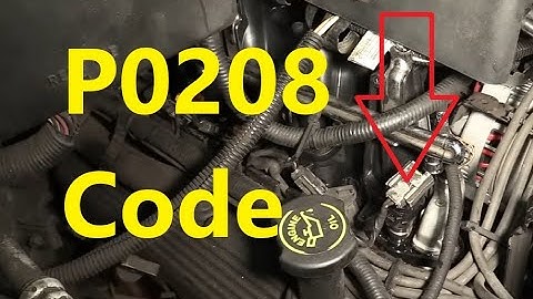 Causes and Fixes P0208 Code: Injector Circuit / Open – Cylinder 8