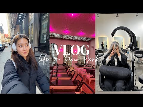 NYC VLOG | getting my life together, starting pilates, beauty maintenance, & creator events