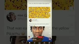 Can You Find The Hidden Spongebob