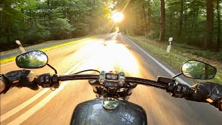 HarleyDavidson Breakout Sunset Ride | Pure Engine Sound