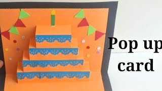 3D pop up card tutorial|Cake pop up card|Easy pop up card screenshot 5