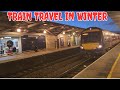 DERBY TO BLACKPOOL NORTH BY TRAIN IN WINTER