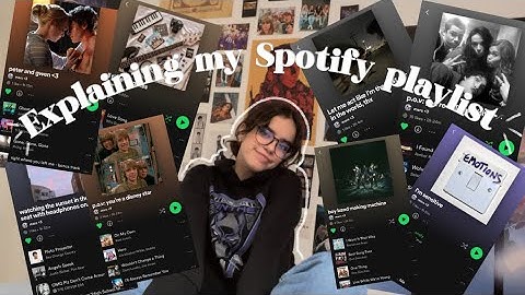 explaining my extremely specific Spotify playlists