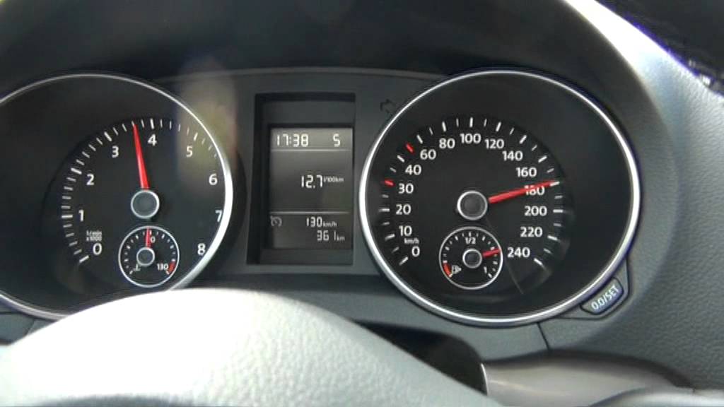 VW GOLF VI speed 180 km/h. Motor 1.2 TSI 63kW (85hp) - YouTube