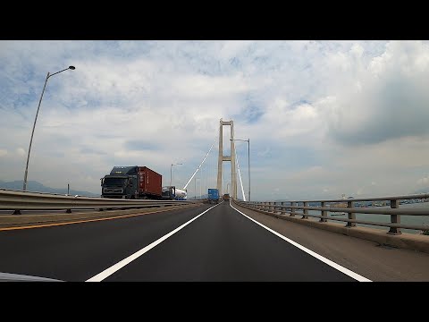 [i30 FD - 전라남도 한바퀴 7편 (Feat.경상남도)] 여수엑스포, 여수산업단지, <strong>이순신대교</strong> 광양제철소 하동역 하동시외버스터미널 간 주행영상