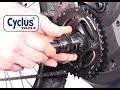 CYCLUS TOOLS® Yamaha Giant E-Motor Verschlussmutter Demontage / Montage