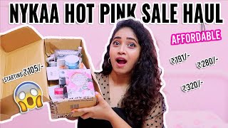 HUGE Nykaa Sale Haul Starting at Rs.105 | Affordable Sale Haul
