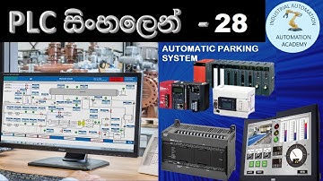 PLC Sinhala-28  Automatic car parking system using PLC  #plctutorials  #NR, #@AutomationAcademySL,