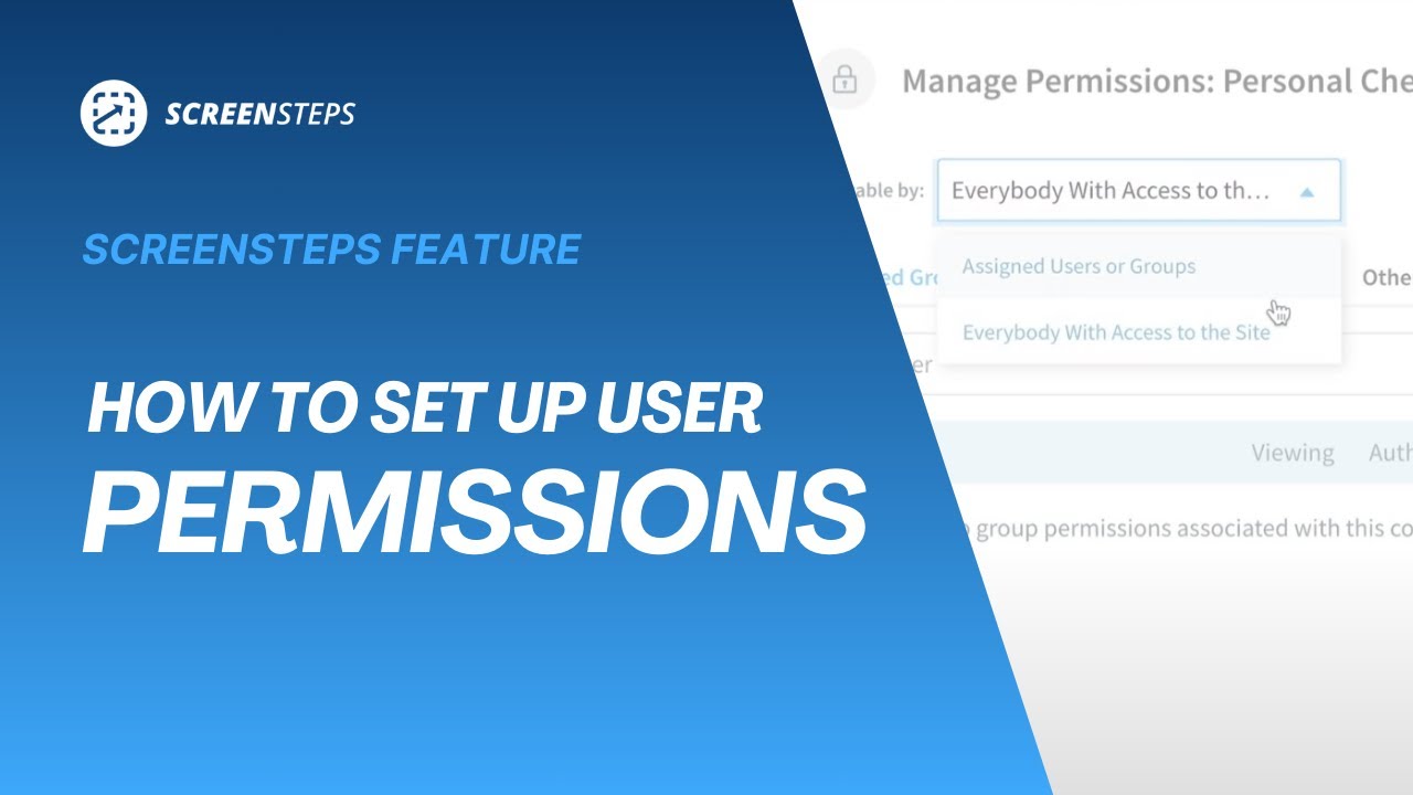 Screensteps Download ScreenSteps Feature: Authoring And Permission Management - YouTube