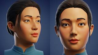 Sculpting an Asian Female In Blender