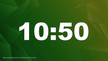10 minutes 50 seconds [650 secs] clock timer countdown || Alarm Focus
