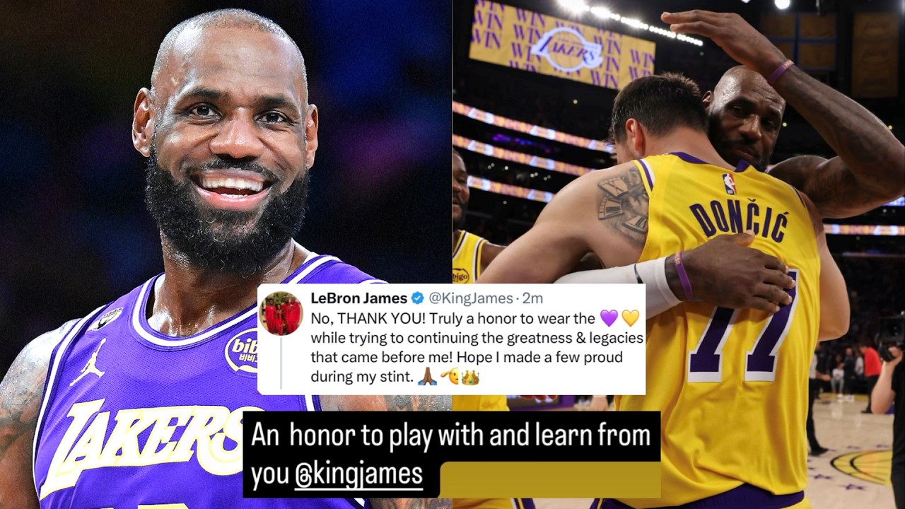LeBron James & Luka Doncic Finally Break Their Silence After LeBron's Lakers Exit.