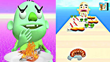 ✅ Sandwich Runner vs Noodle Run NEW MAX Level - Gameplay Walkthrough (iOS,Android) All Levels Update