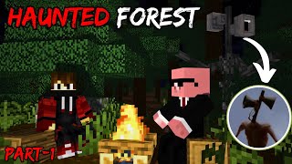 MINECRAFT HAUNTED FOREST 💀STORY IN HINDI