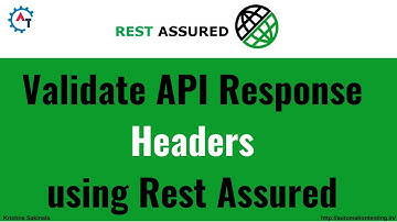 11. Validating API Response Headers using Rest Assured | API Testing Tutorial