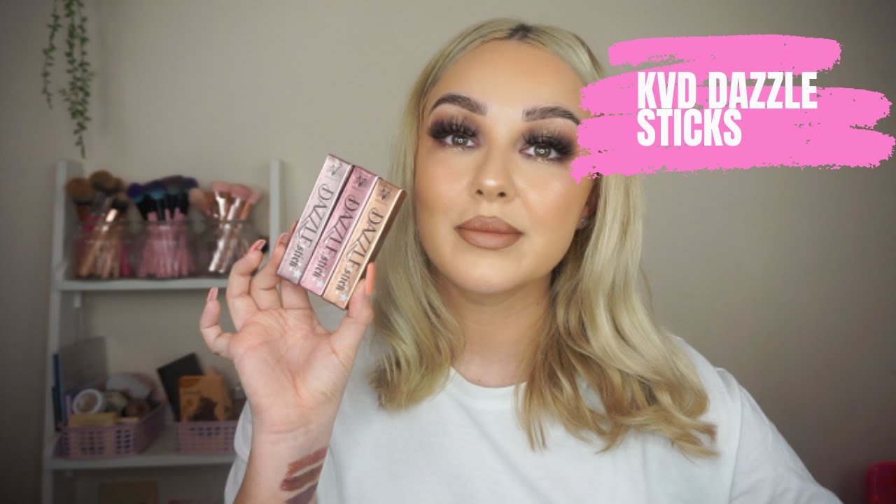KVD DAZZLE STICKS ELECTROBOLT, FORCE FIELD & FLASHSTORM YouTube