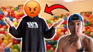 I FILLED MY BROTHERS ROOM WITH BALLOONS