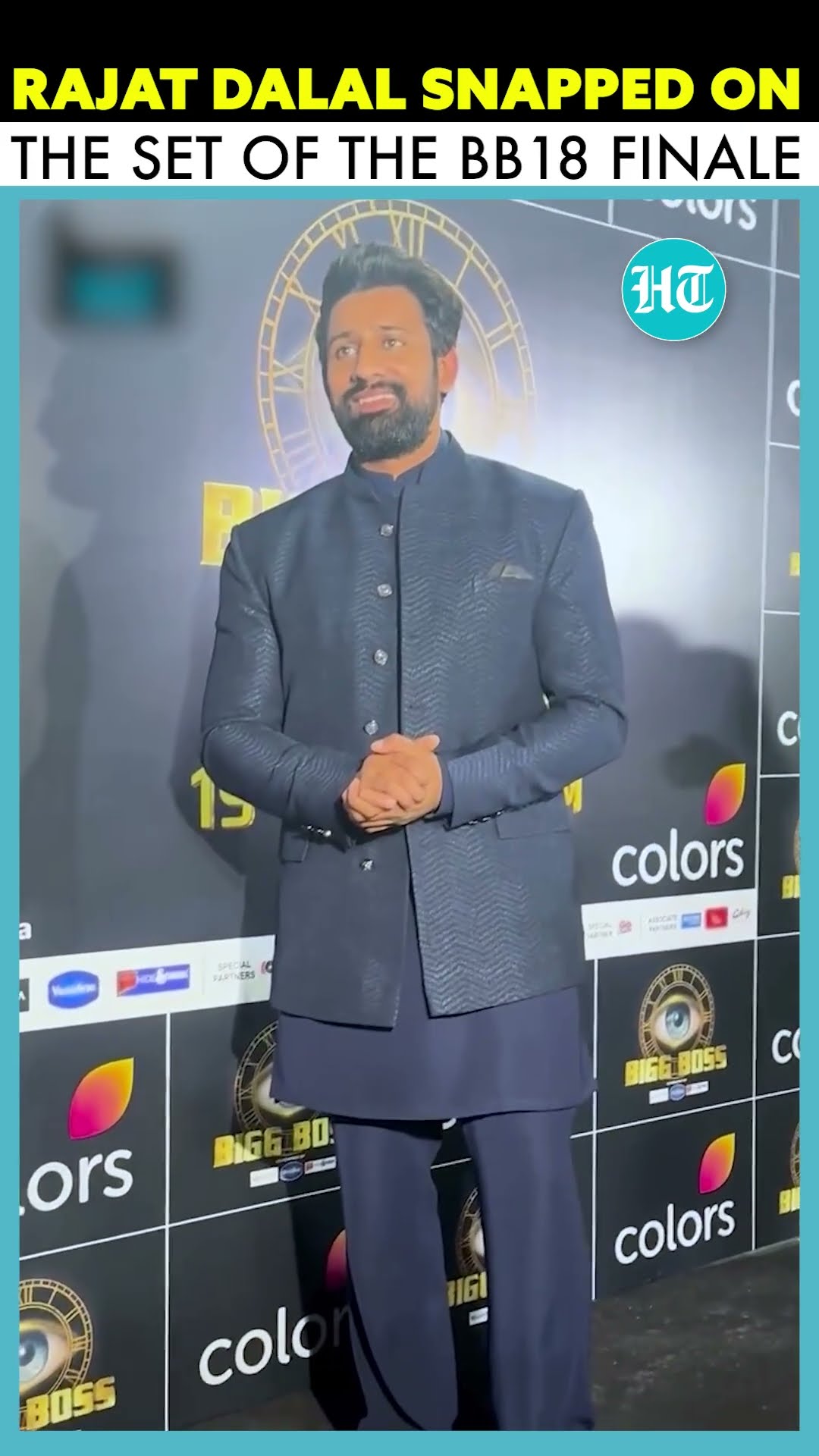 Internet Sensation Rajat Dalal Arrives on the Set of the BB18 Finale #ytshorts