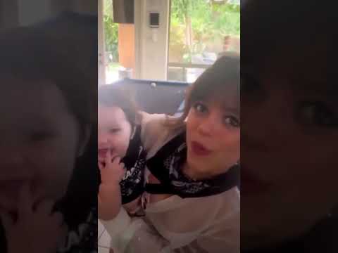 Cutest Mya Jade With Aunty Jenna Jennaortega Shorts Family Aunty Cute Nieces Tiktok
