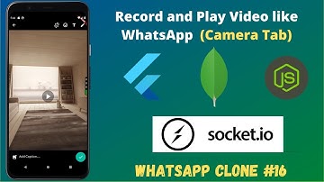 Flutter - Record and Play Video like WhatsApp (Camera Tab) || Video Player || Camera Plugin || #16