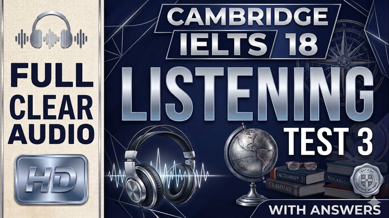 Cambridge 18 Listening test 3 with answers | Full clear Audio and text ...