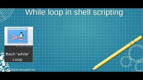 While loop in Linux bash scripting.