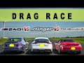 2022 BMW M240i vs Kia Stinger GT vs Porsche 718 Boxster S, unthinkable happens. Drag and Roll Race.