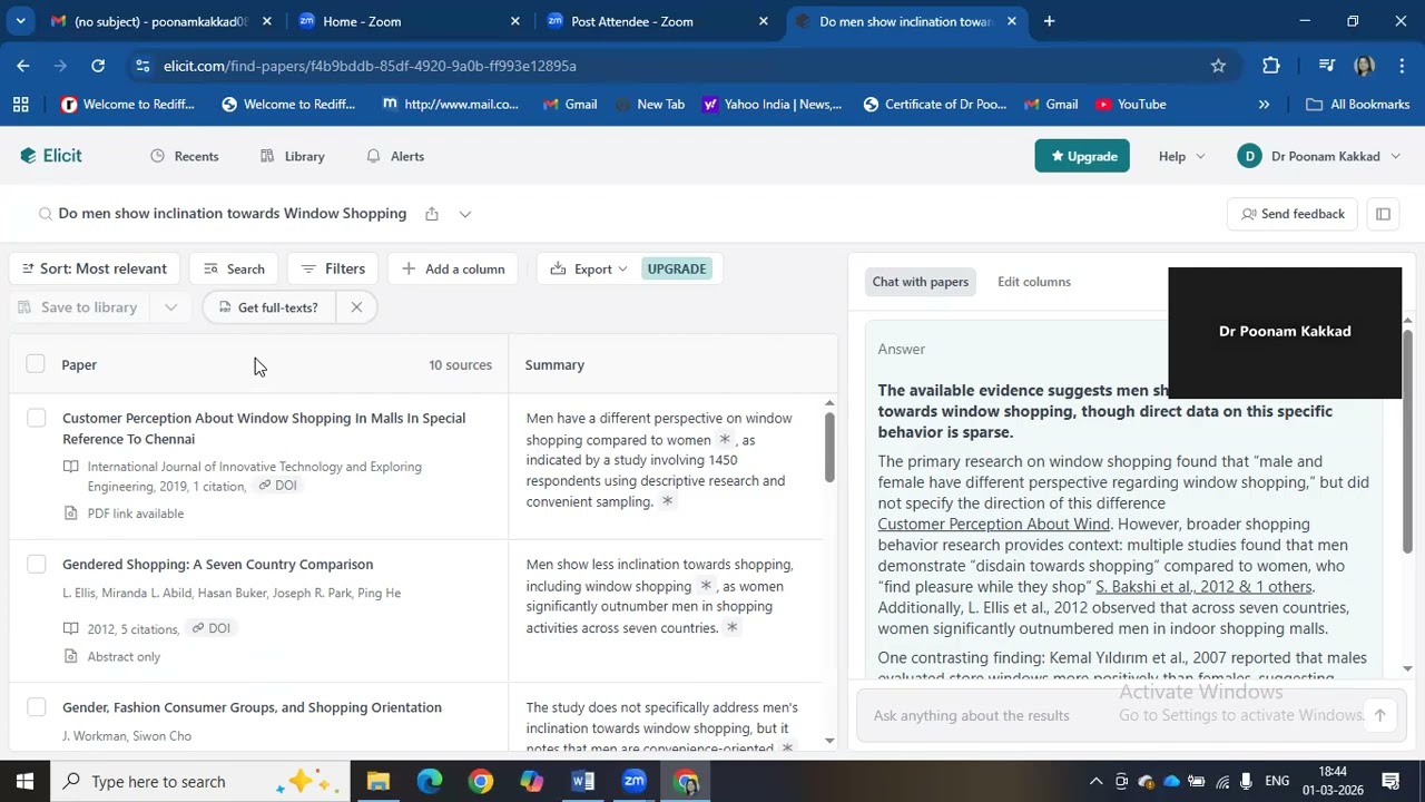 Review of Literature Using Elicit AI tool
