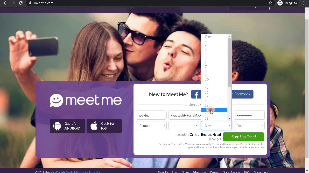 Meetme Login Create Meet Me Account 2020 Meet Me Sign Up Meetme 