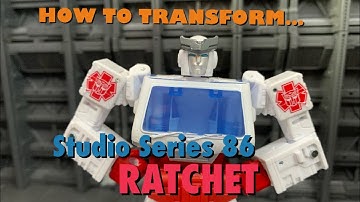 How to Transform Studio Series 86 Ratchet