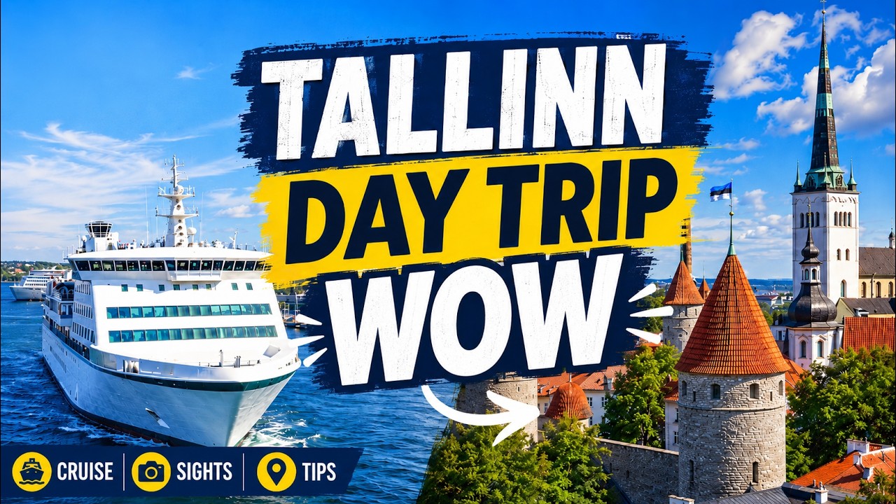 Tallinn Estonia 🇪🇪 | One Day Ferry Trip from Helsinki