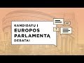 Europos Parlamento rinkimų debatai: prof. Landsbergis, Guoga ir Kontrimas