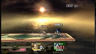 Brawl - VBM14 Singles - ven (Zelda) vs X (Sonic) A-WB1