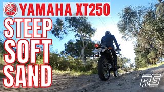 Yamaha XT250 - is it powerful enough for soft sand uphill? screenshot 4