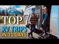 Top 7 Unforgettable RV Trips in the USA (In 10 days!)