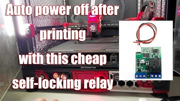 Auto power off after printing for any 3d printer runs Klipper, no plugin or smart plug needed