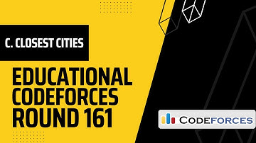 C. Closest Cities | Educational Codeforces Round 161 (rated for div . 2) | codeforces solution