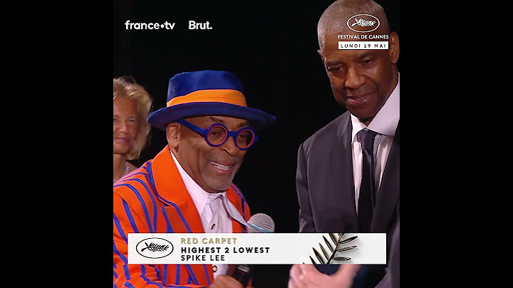 L'émotion de Denzel Washington au moment de recevoir une Palme d'or d'honneur surprise !