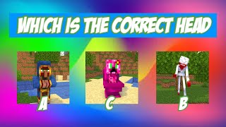 Monster School Quiz : Skibidi Toilet #1 | WHICH IS THE CORRECT HEAD | Minecraft Animation