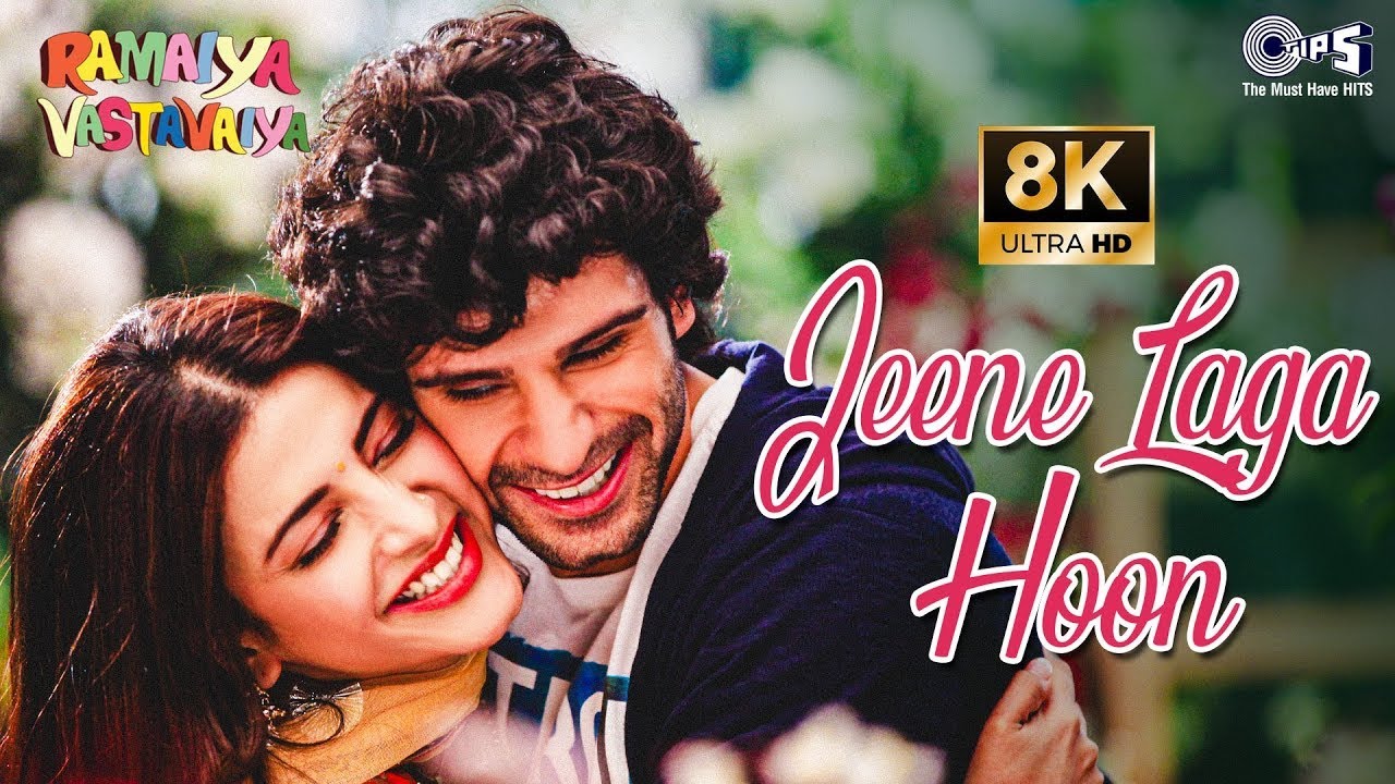 Jeene Laga Hoon 8K Video Ramaiya Vastavaiya,Girish Kumar, Shruti