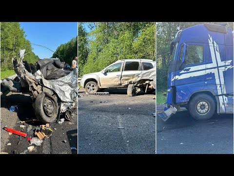 01.06.2024г - «"Фабию" разорвало на части». Мурманчанин погиб в массовом ДТП в Вологодской области.
