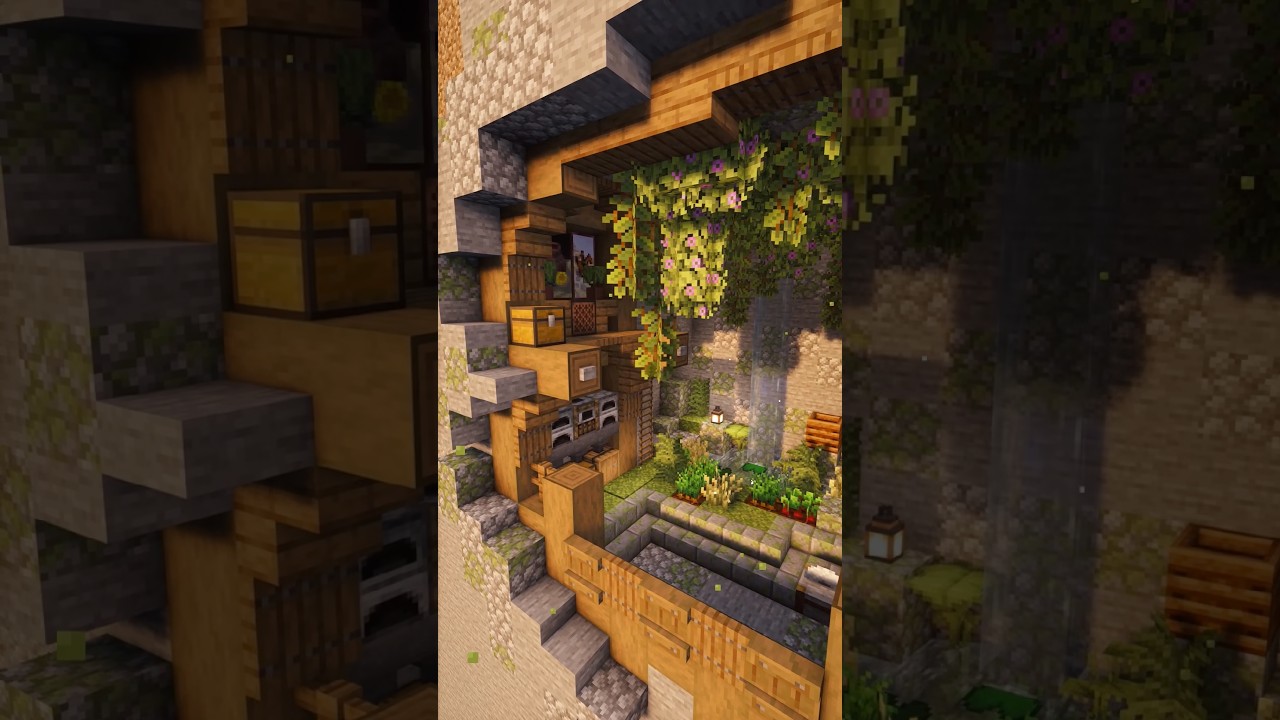 Cave Base in my Corrupted World #minecraft