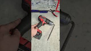 Changing a chuck on a milwaukee drill. #milwaukee #drill #chuck #repair #tools #newchuck #howto