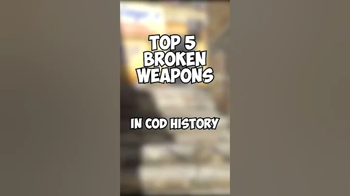 TOP 5 BROKEN WEAPONS IN COD! | Call of Duty Shorts